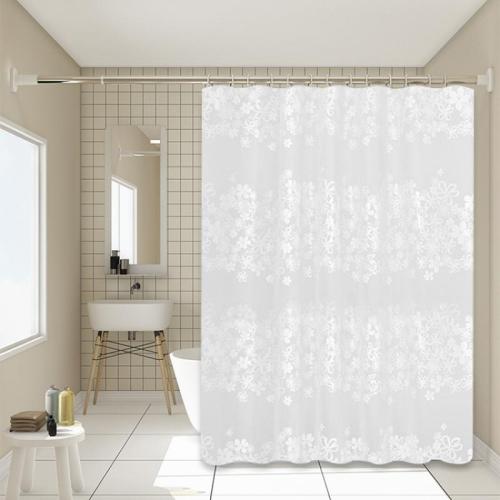 PEVA Waterproof Shower Curtain white PC