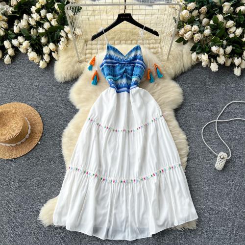 Polyester Waist-controlled One-piece Dress, backless & off shoulder, more colors for choice, :,  PC
