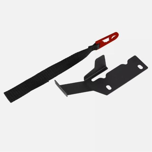 Aluminium Alloy & Nylon Seat Quick Latch Release Kit two piece red and black Set