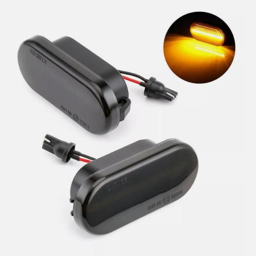 Dynamic LED Side Indicator Smoke Turn Signal Light For FORD SEAT SKODA VW 2X