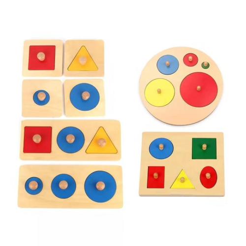 Wooden Children Early Educational Toys Box
