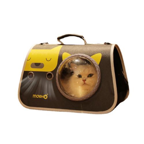 PU Leather Pet Carry Handbag portable & breathable PC