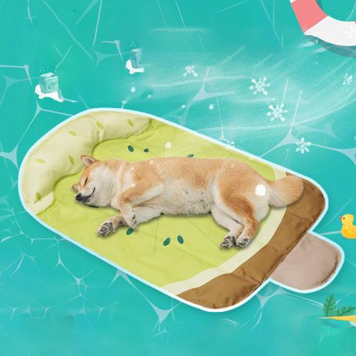 Gelatin & PP Cotton & Polyester Taffeta easy cleaning Pet Ice Pad  PC