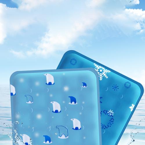 Gelatin & PVC easy cleaning Pet Ice Pad portable & breathable PC