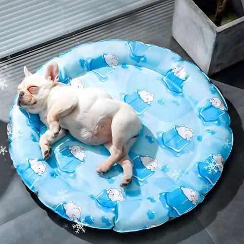 Gelatin & PP Cotton & PVC easy cleaning & Waterproof Pet Ice Pad hardwearing  PC