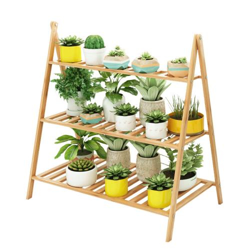 Moso Bamboo Multilayer Flower Rack PC