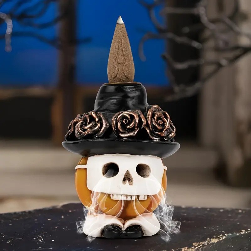 Resin Backflow Burner Halloween Design & for home decoration PC - YYW