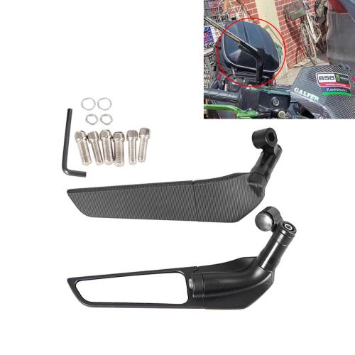 Aluminium Alloy for motorcycle Motorcycle Rearview Mirror black PC