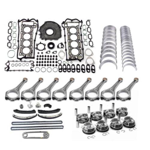 AJ133 5.0L Engine Overhaul Rebuild Kit w/ Rod & Timing For Jaguar Ranger Rover