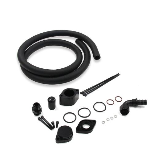 For 2011-2020 Ford 6.7L CCV PCV Engine Ventilation Kit, black, Sold By Set