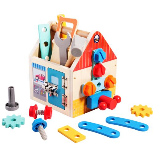 Wooden & Engineering Plastics Tool Case Toy Set educational & for children PC