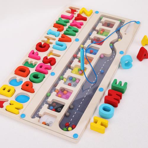 Wooden Creative & Multifunction Magnet Maze Toy Set