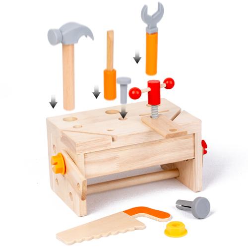 Wooden & Engineering Plastics Tool Case Toy Set, educational,  PC