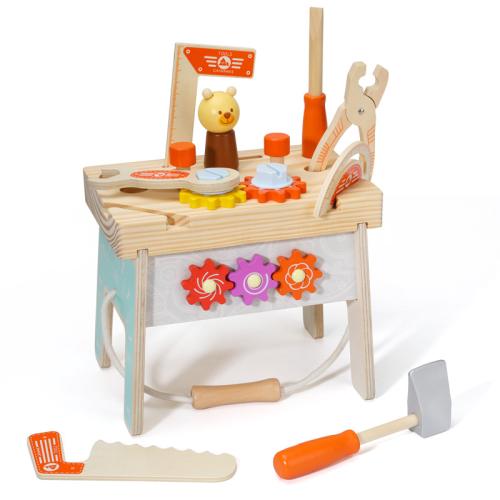 Pine Tool Case Toy Set educational PC