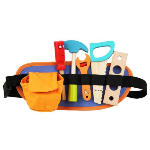 Wooden & Adhesive Bonded Fabric Tool Case Toy Set educational PC