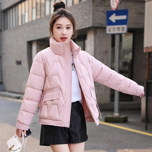 Polyester Women Parkas thicken & loose & thermal Solid PC