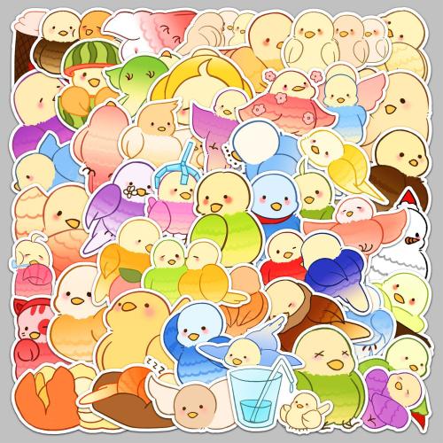 PVC Rubber DIY & Waterproof Decorative Sticker Cute mixed pattern mixed colors Set