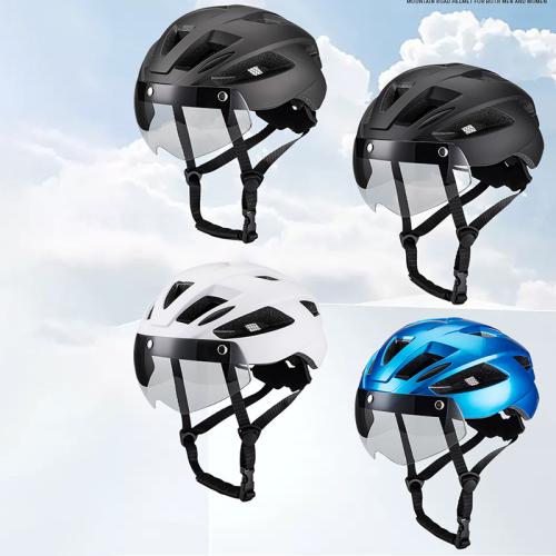 Expanded Polystyrene & PC-Polycarbonate Outdoor Bike Helmet detachable & unisex Solid PC