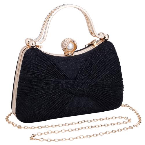 Polyester Easy Matching Clutch Bag with rhinestone PC