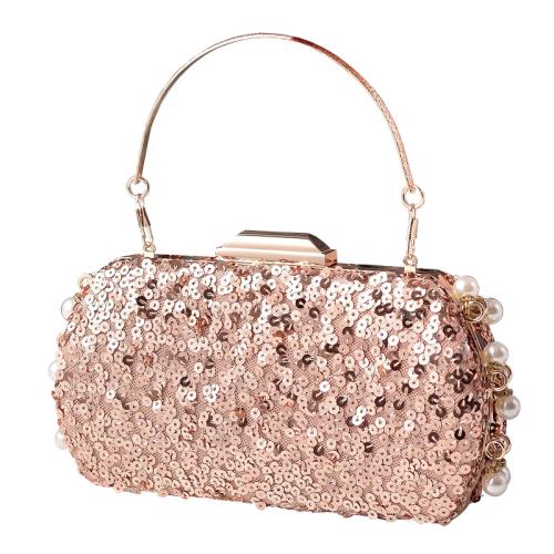 Sequin hard-surface & Easy Matching Clutch Bag Polyester PC