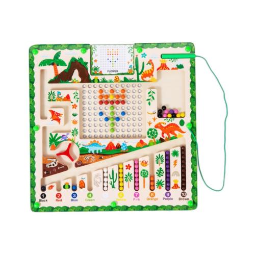Wooden Magnet Maze Toy educational PC