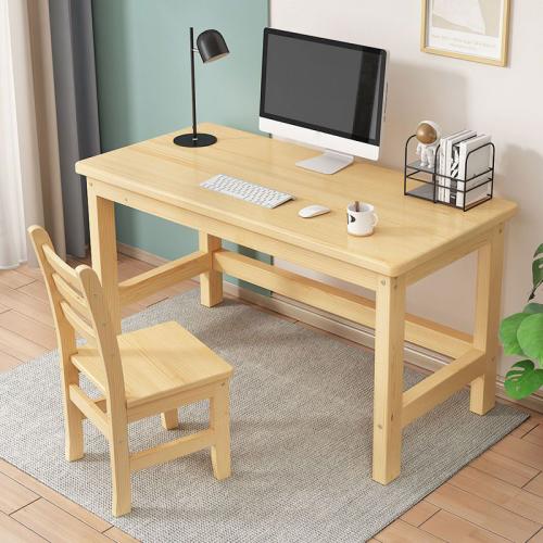 Bois massif PC Desk Solide Kaki pièce