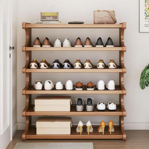 Moso Bamboe & Synthetisch hout Schoenen Rack Organizer Solide stuk