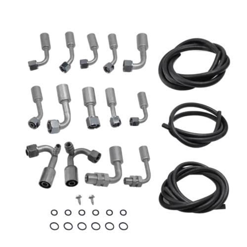 Air Conditioning Ext Length Hoses & Fittings & O-rings Universal Kit