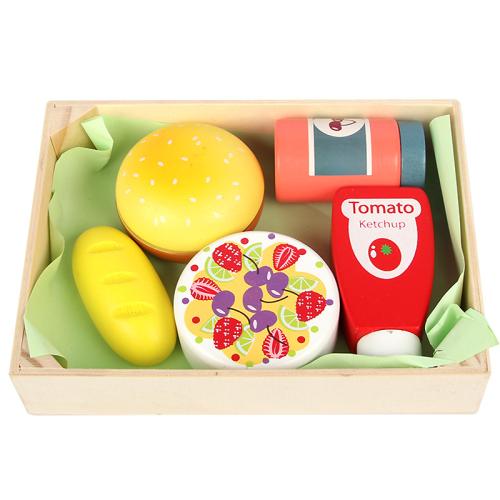 Wooden Fruits Vegetables Toys educational Box