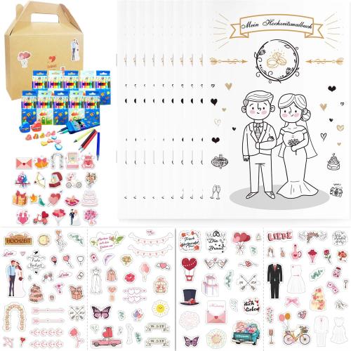 Paper Coloring Book educational Set