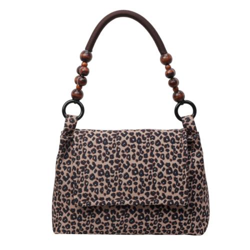 Canvas Easy Matching Handbag large capacity & soft surface leopard PC