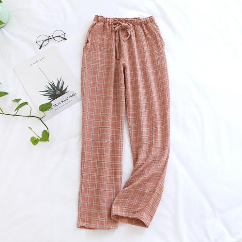 Coton Pantalon long femme Coton Patchwork Plaid plus de couleurs pour le choix pièce