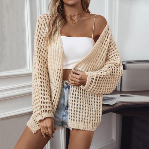 Polyester Soft Women Knitwear & loose & hollow PC