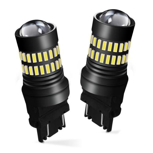 2x Yellow Amber 3157 LED DR Turn Signal Parking Light Blinker Corner Bulb