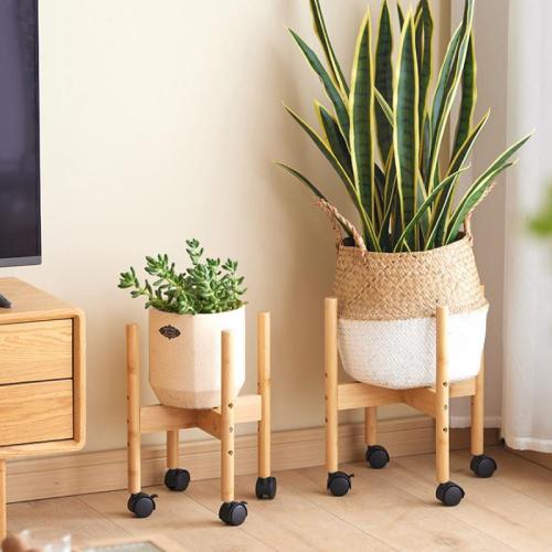 Moso Bamboo Flower Rack durable PC