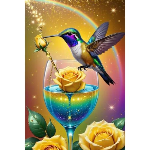 Canvas & Resin Rhinestones DIY Diamond Painting for home decoration & without frame Lot