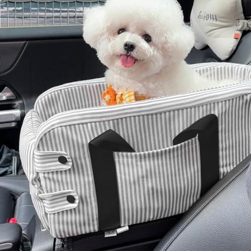 Cloth Pet Bed hardwearing & can be used in the car & detachable PP Cotton printed PC