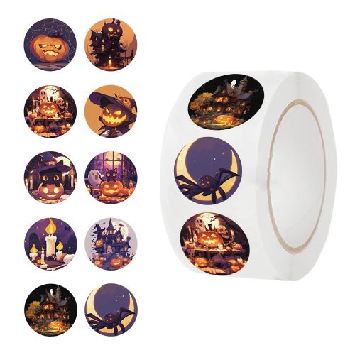 Pressure-Sensitive Adhesive & PVC Decorative Sticker Halloween Design & durable Set