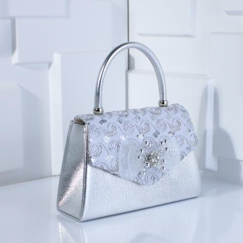 PU Leather & Polyester Easy Matching Clutch Bag with chain PC