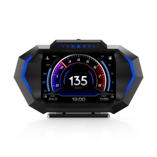 ​OBD2 GPS HUD Gauge Car Digital Head Up Display Speedometer Turbo RPM Alarm Temp