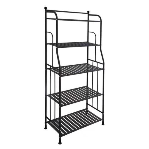 Iron Flower Rack for storage & durable black PC