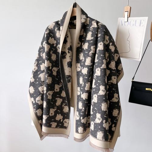 Polyester Scarf and Shawl double-sided & thermal PC