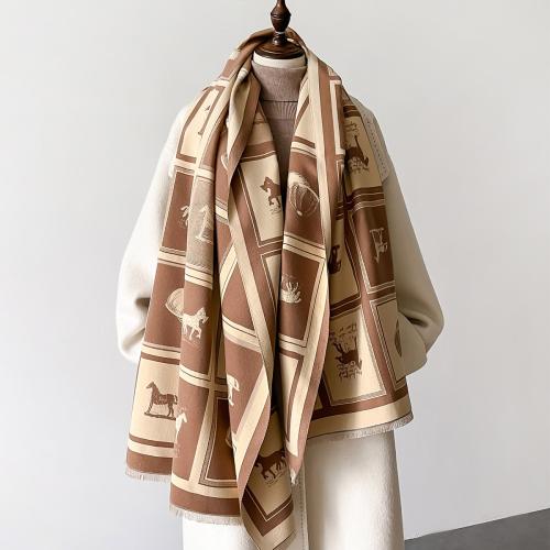 Polyester Scarf and Shawl double-sided & thermal PC