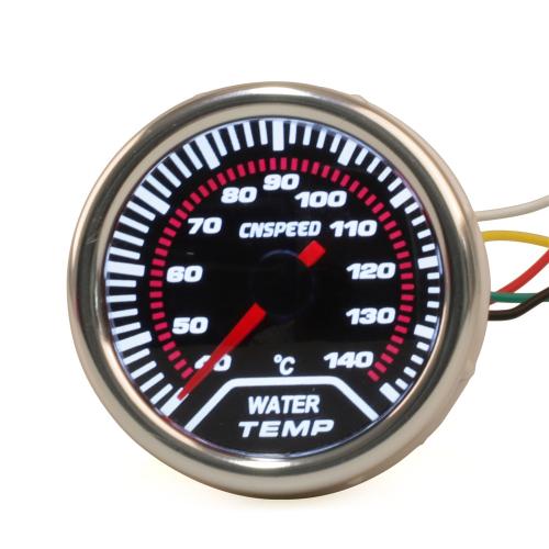 Universal 52mm 2inch Water Temp Gauge W/Sensor LED Mechanical Dials Display Meter