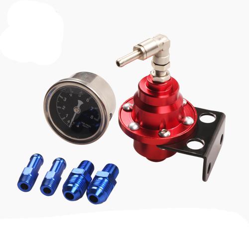 Universal Adjustable Car Fuel Pressure Regulator with Oil Gauge Kit 0-160 PSI