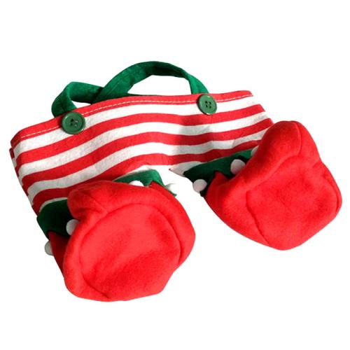 Flannelette Sac de pomme de Noël pièce