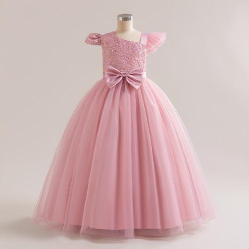 Viscose & Polyester Ball Gown Girl One-piece Dress Cute PC