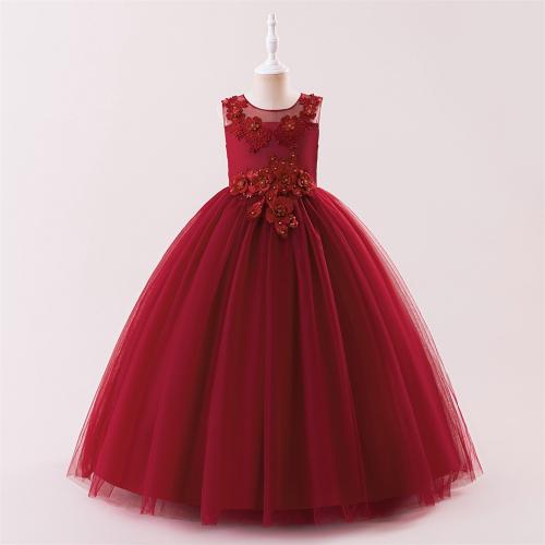 Viscose & Polyester Ball Gown Girl One-piece Dress Cute PC