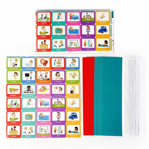 Paper Educational Cards educational & waterproof Set