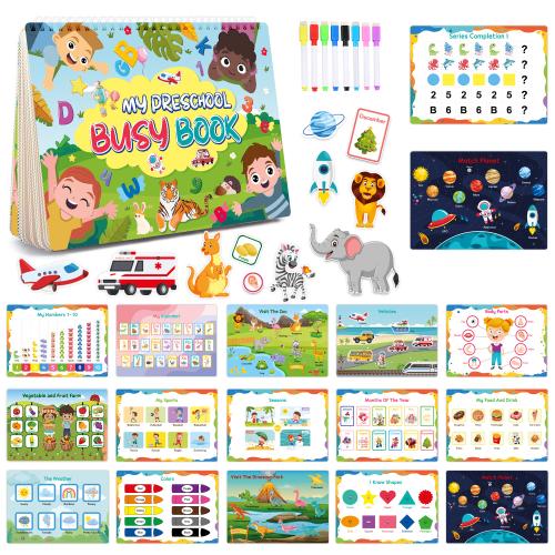 Paper DIY Busy Book educational PC